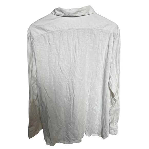 Theory Men White Button up Size XL Long Sleeve - Picture 2 of 5